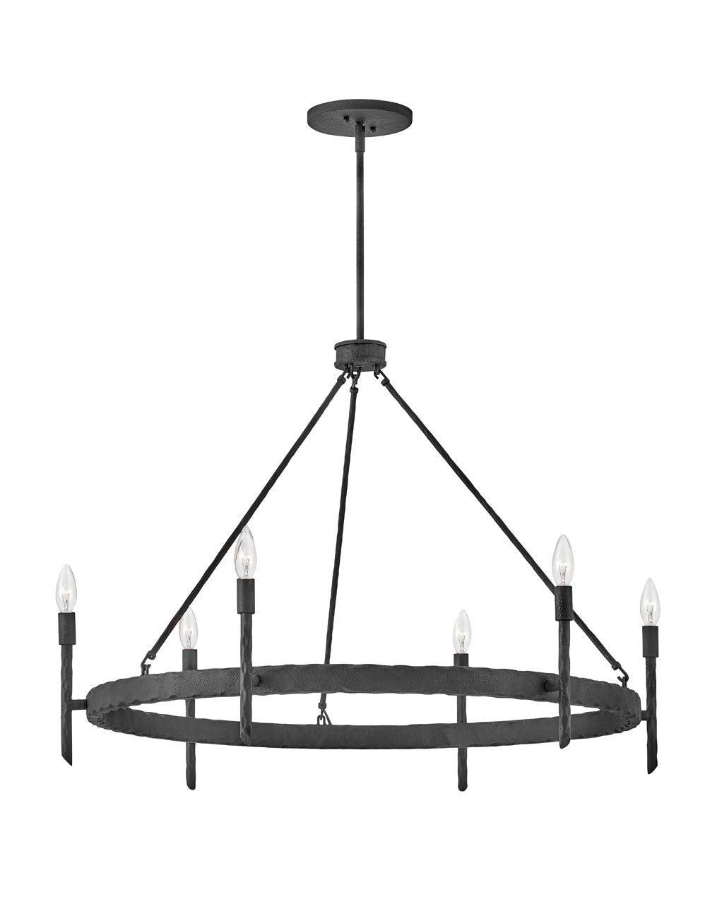 Hinkley - 3678FE - LED Chandelier - Tress - Forged Iron