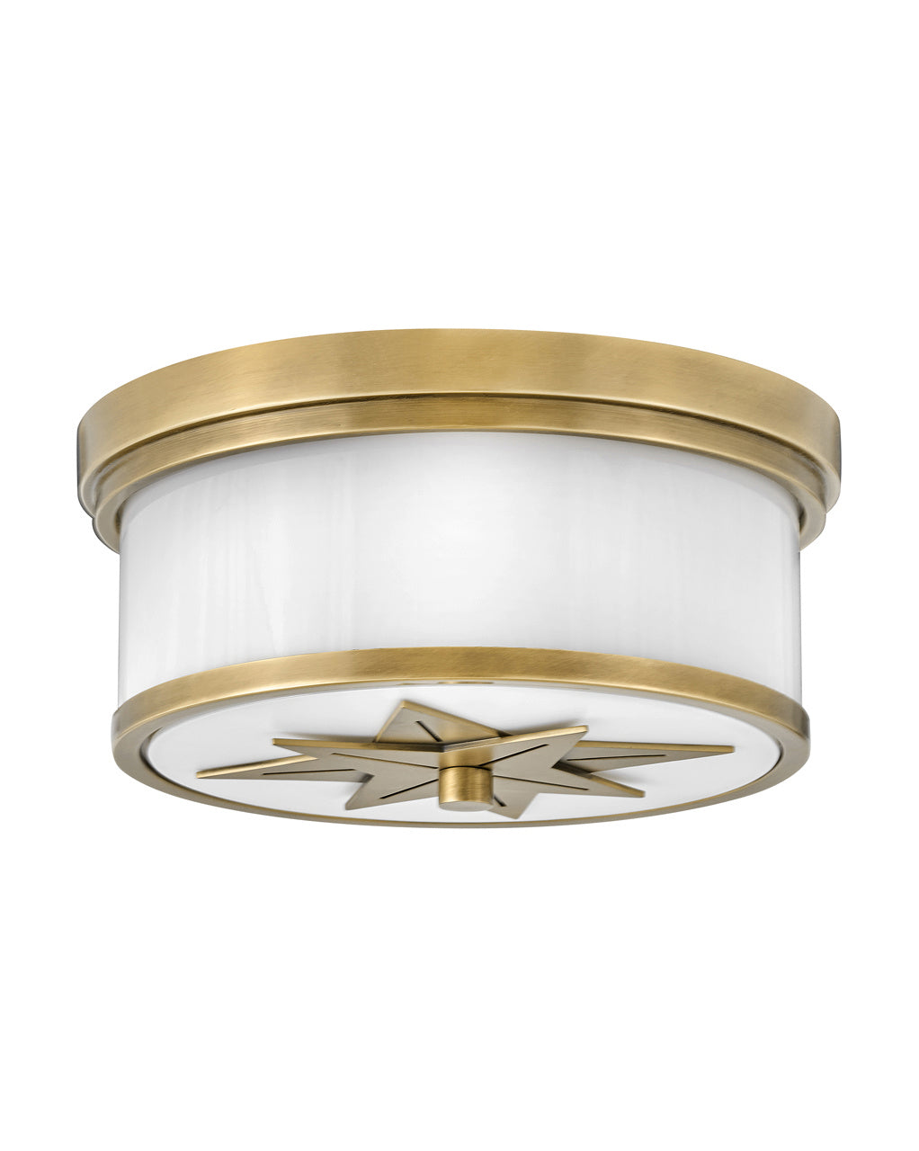 Hinkley - 42801HB - LED Flush Mount - Montrose - Heritage Brass