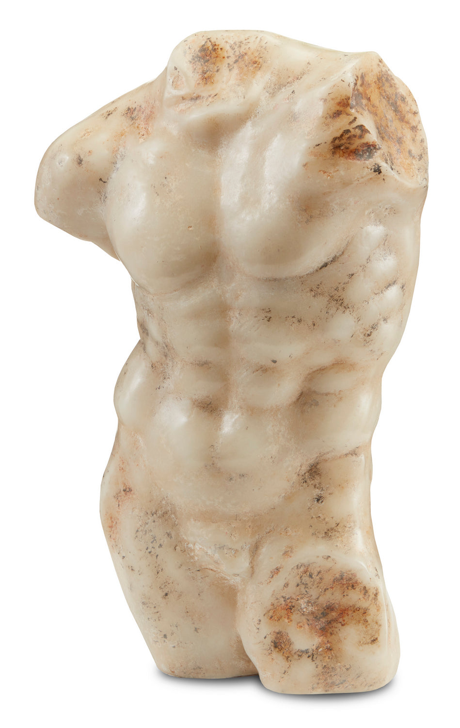 Ancient Greek Torso in Aged Beige/Brown finish