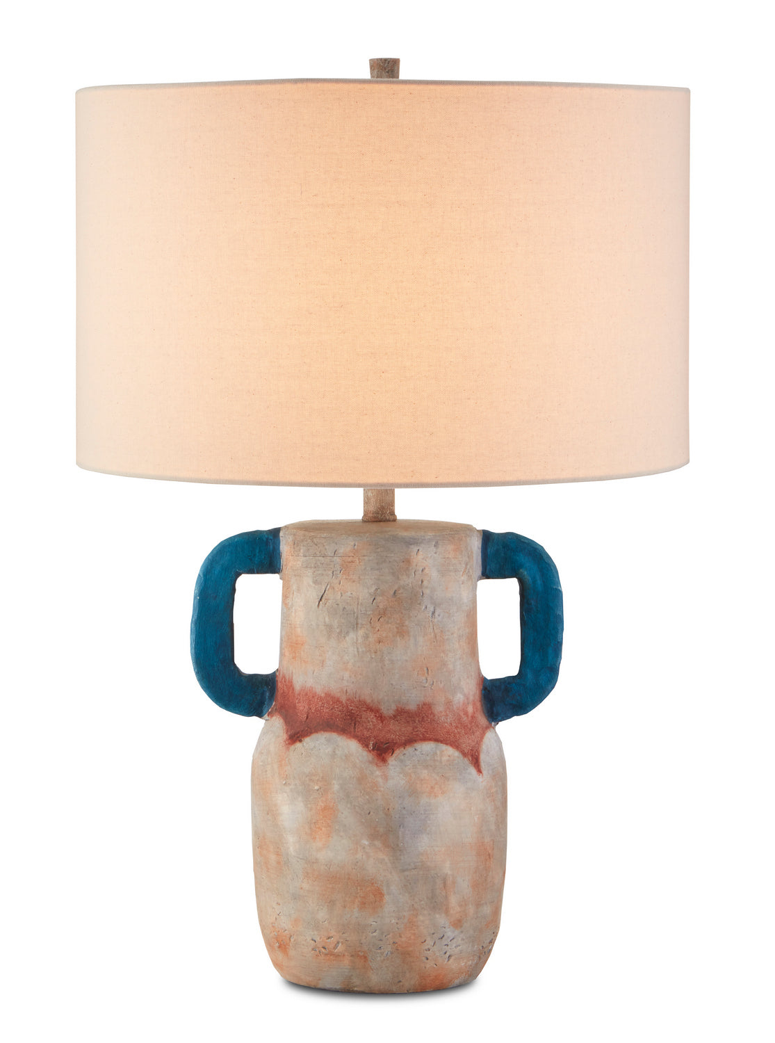 One Light Table Lamp from the Arcadia collection in Sand/Teal/Red finish