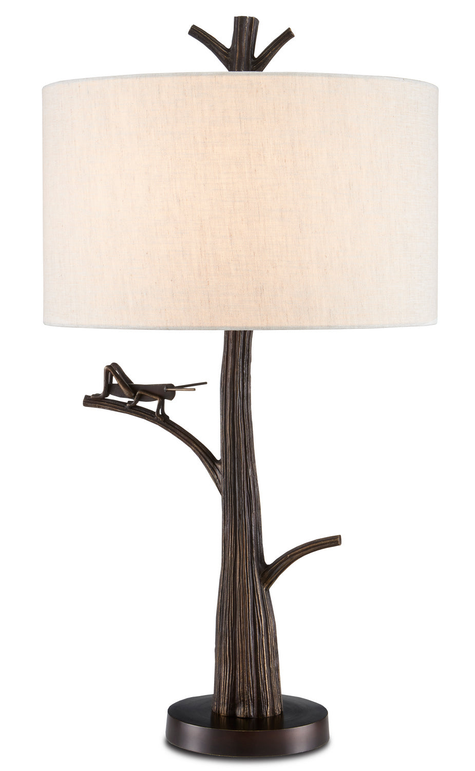 One Light Table Lamp from the Grasshopper collection in Bronze finish