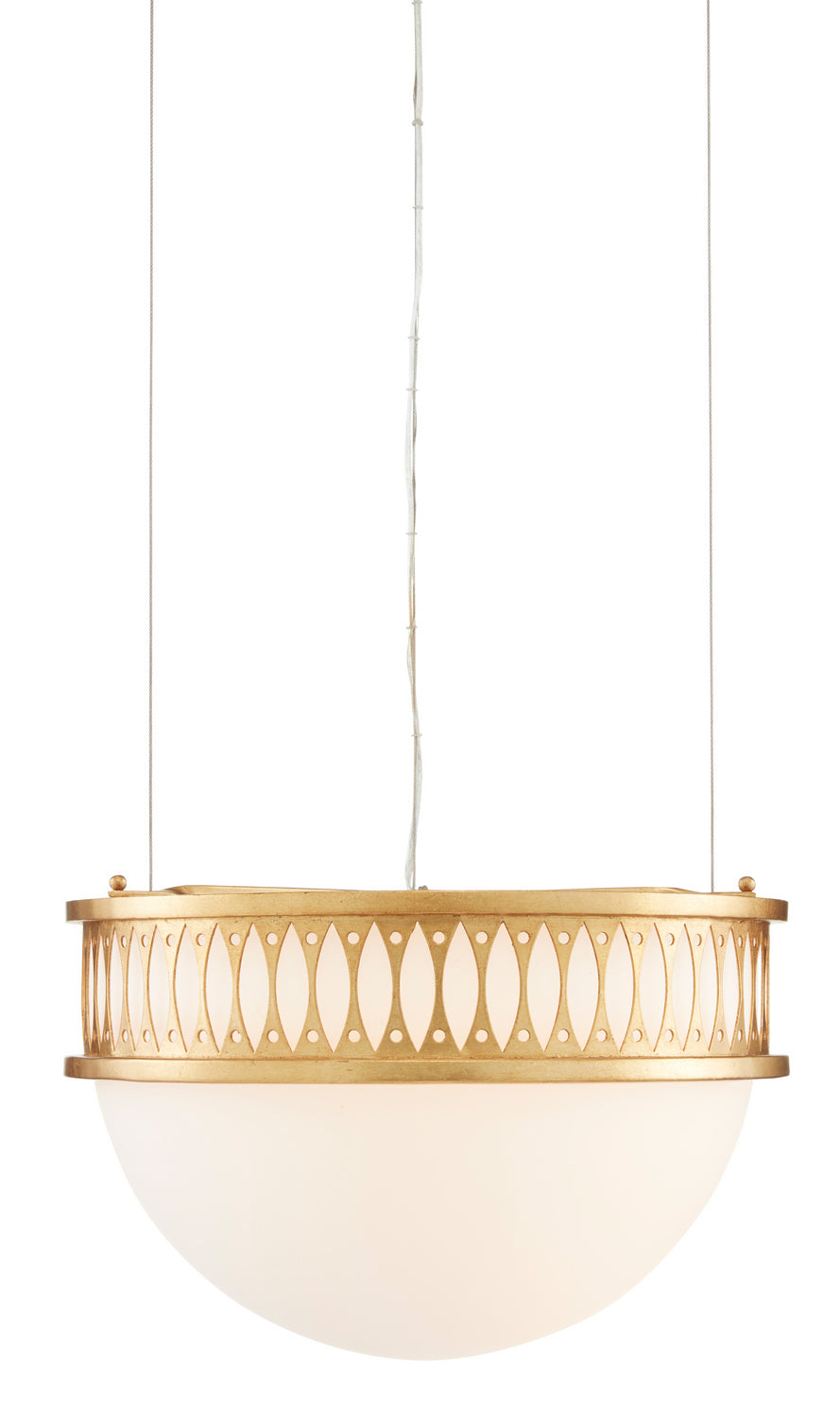 One Light Pendant from the Bunny Williams collection in Contemporary Gold Leaf/Painted Contemporary Gold finish