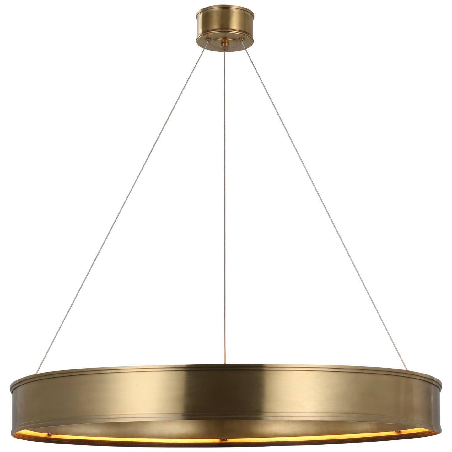 Visual Comfort Signature - CHC 1616AB - LED Chandelier - Connery - Antique-Burnished Brass