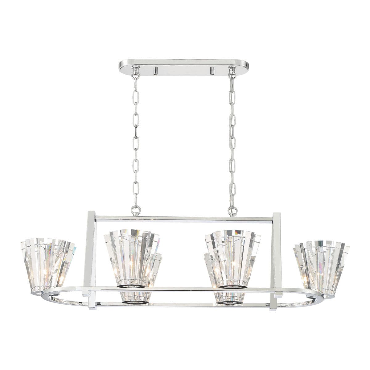 Eurofase - 38867-019 - Six Light Chandelier - Ricca - Chrome