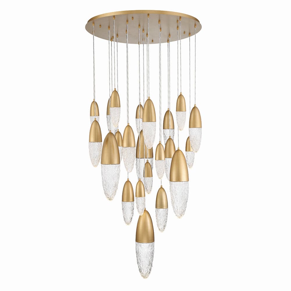 Eurofase - 43860-036 - 22 Light Chandelier - Ecrou - Gold