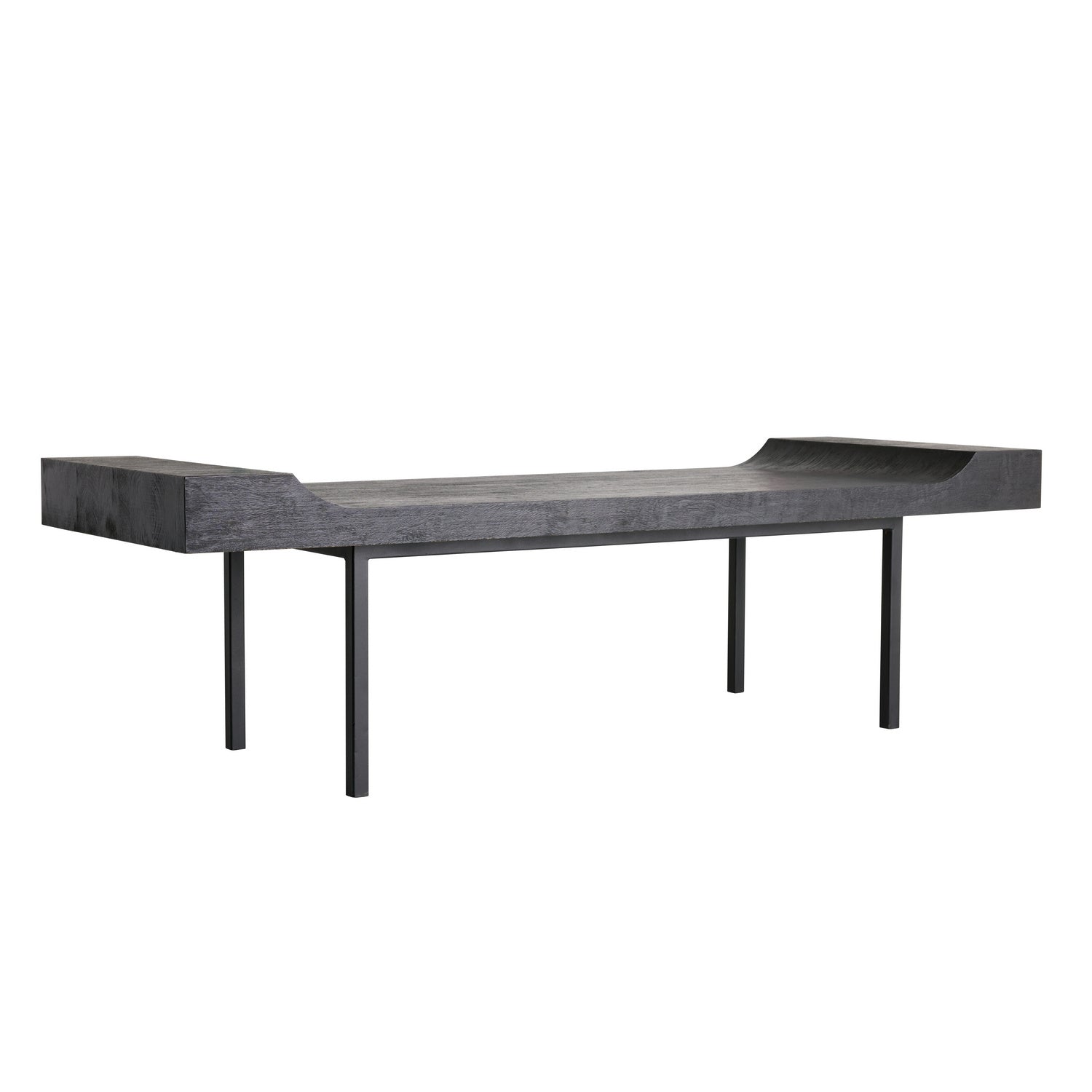 Bench from the Lanny collection in Black finish