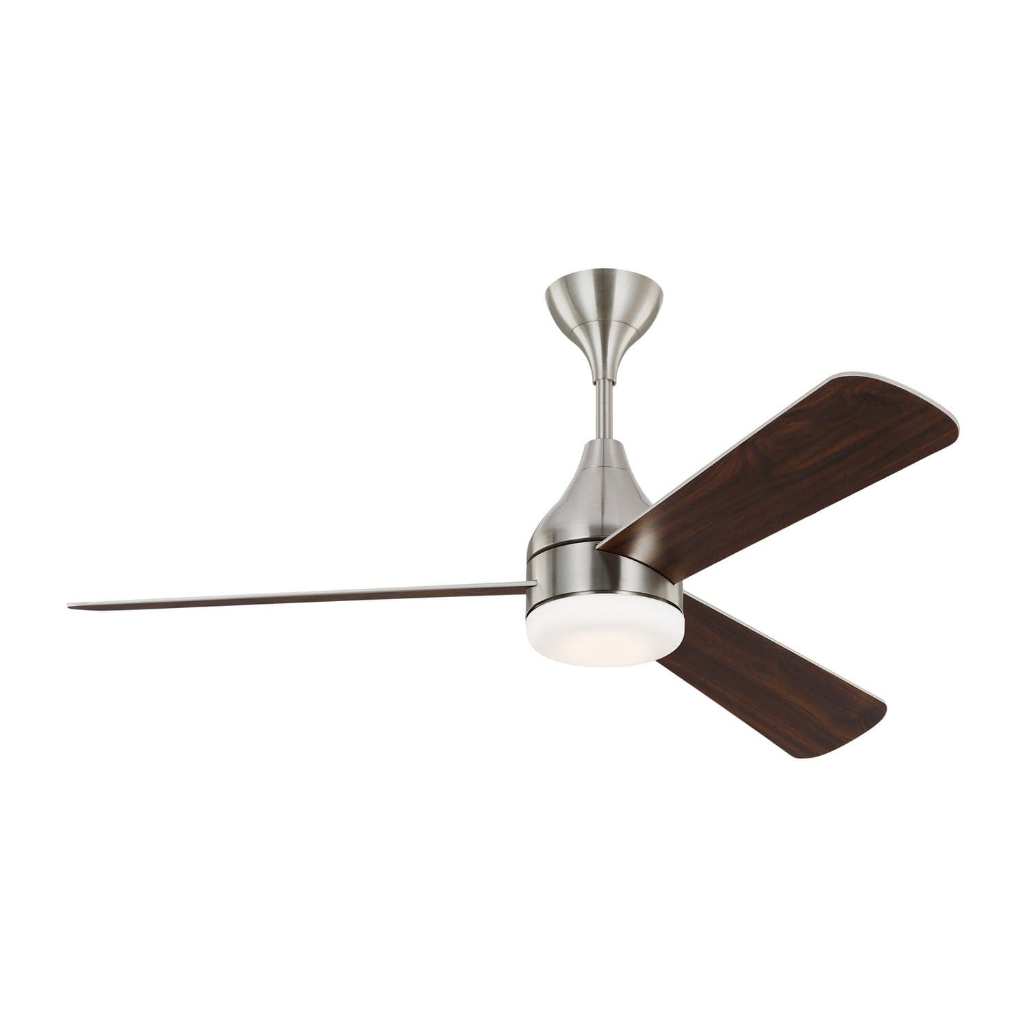 Visual Comfort Fan - 3STMSM52BSD - 52``Ceiling Fan - Streaming 52 Smart LED - Brushed Steel