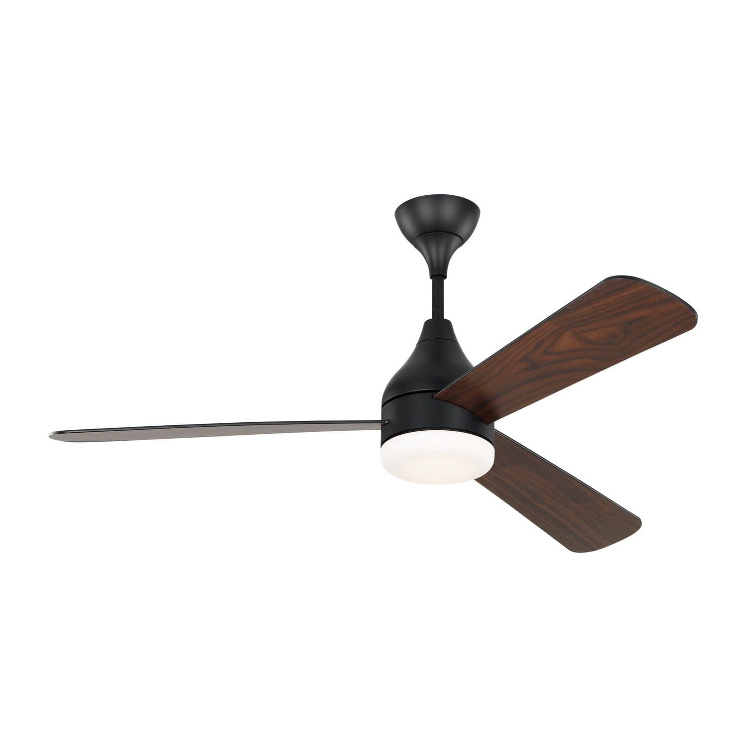 Visual Comfort Fan - 3STMSM52MBKD - 52``Ceiling Fan - Streaming 52 Smart LED - Midnight Black