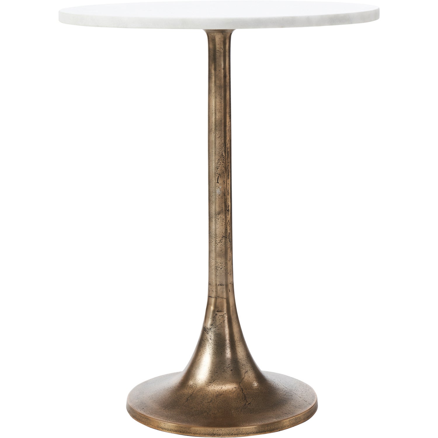 Renwil - TA450 - Side Table - Amalya - Antique Brass