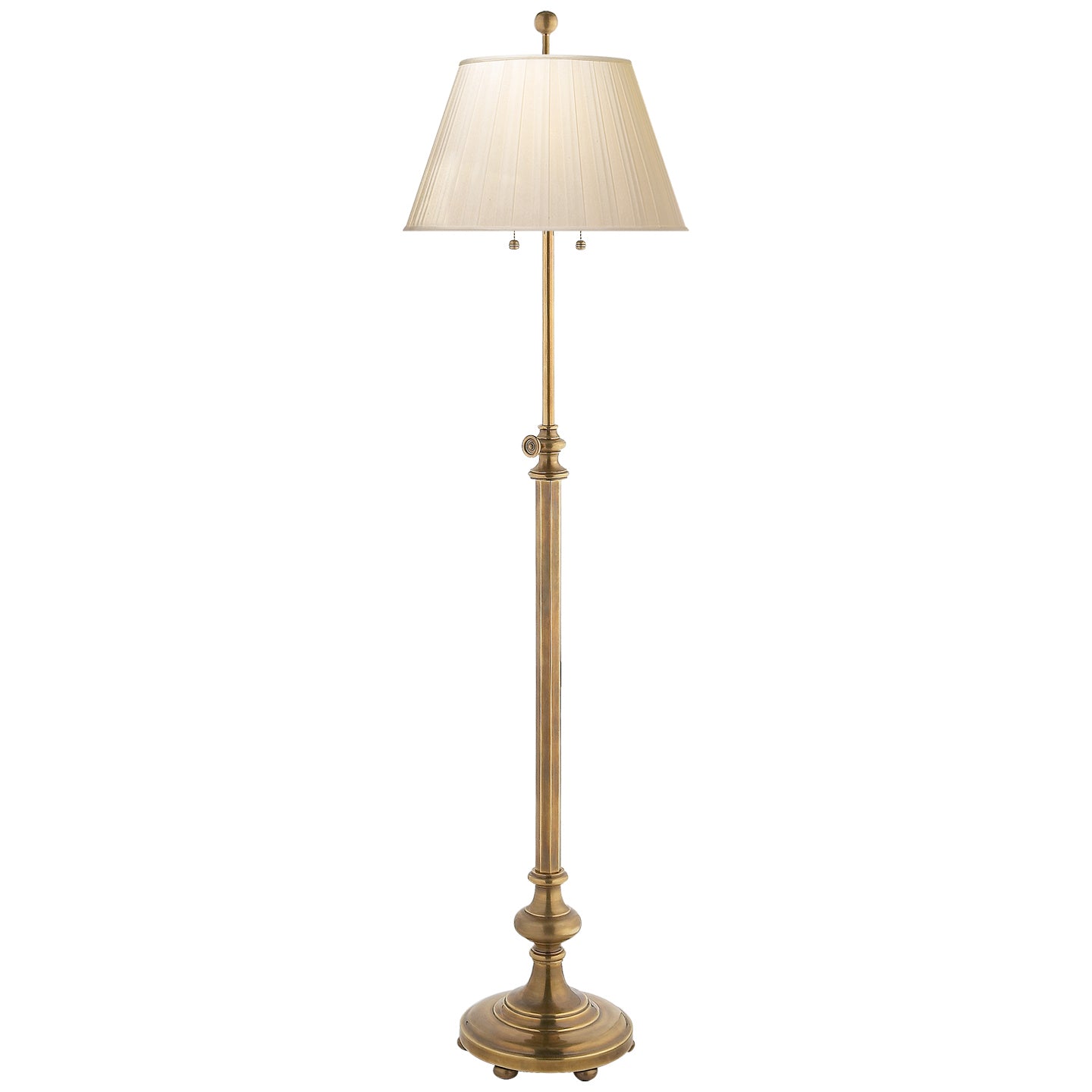 Visual Comfort Signature - CHA 9124AB-SP - Two Light Floor Lamp - Overseas - Antique-Burnished Brass