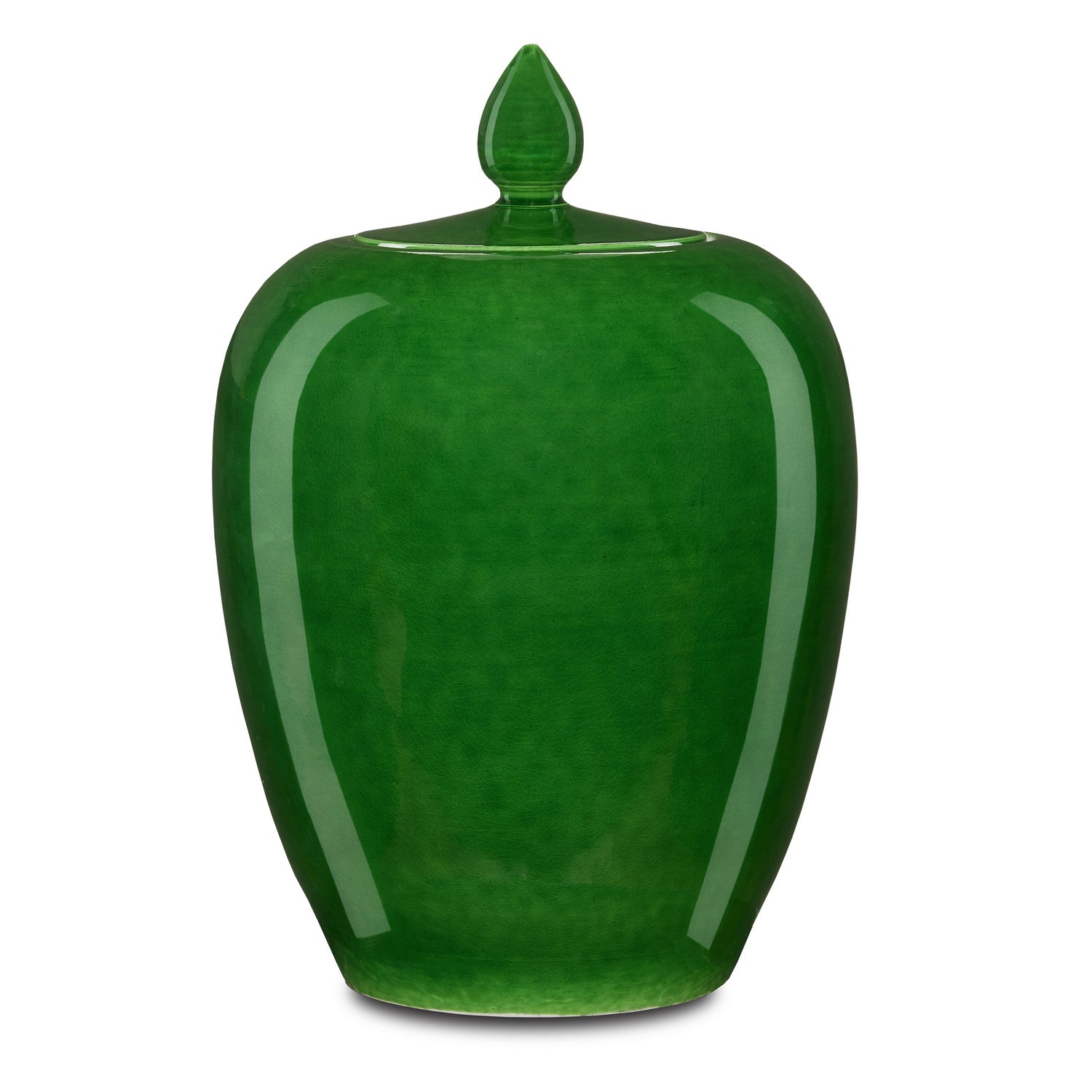 Jar from the Imperial collection in Green finish