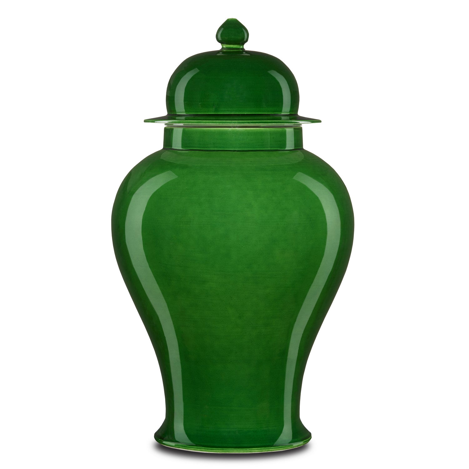 Jar from the Imperial collection in Green finish