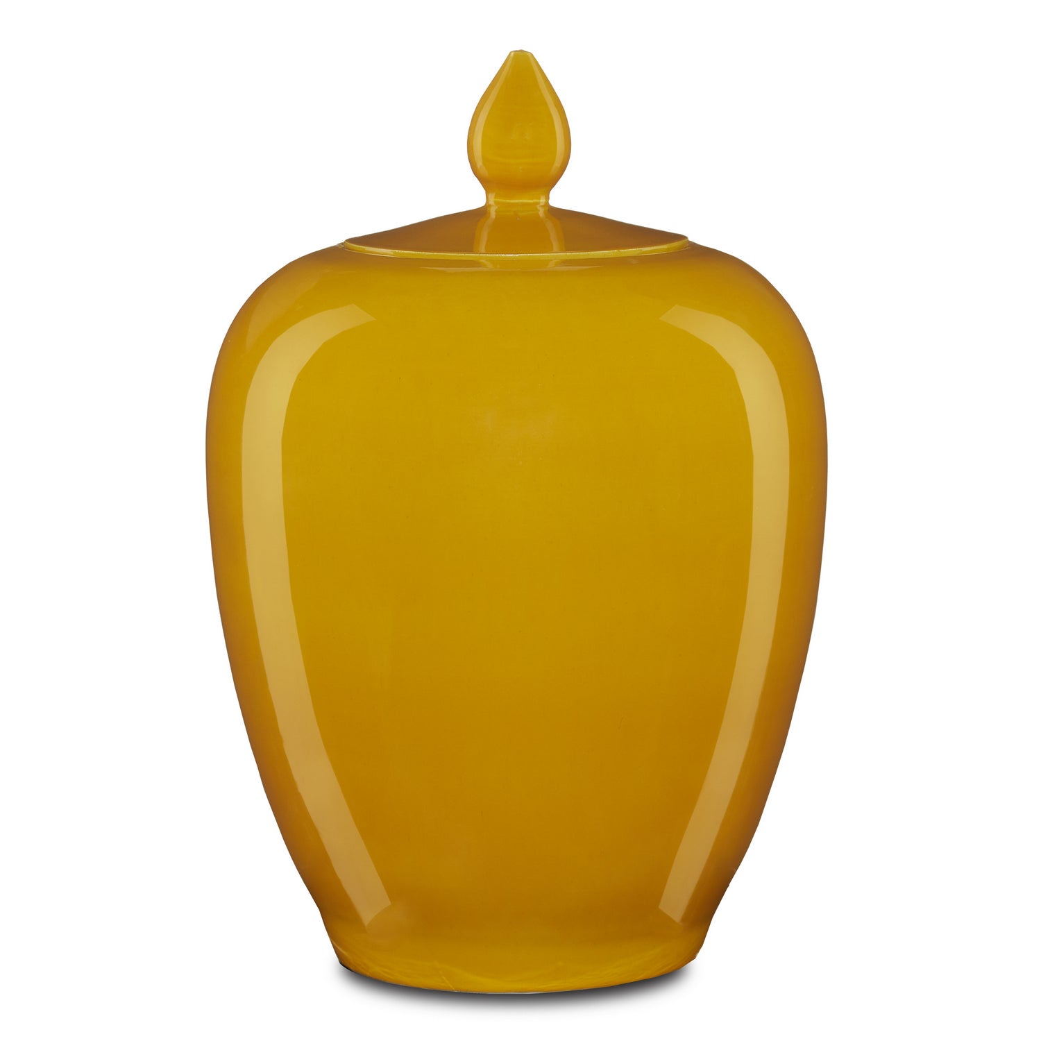 Jar from the Imperial collection in Yellow finish