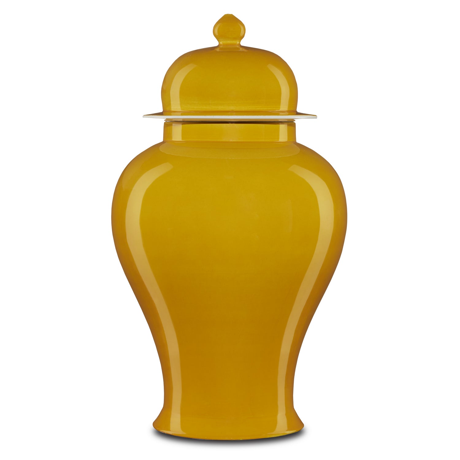 Jar from the Imperial collection in Yellow finish