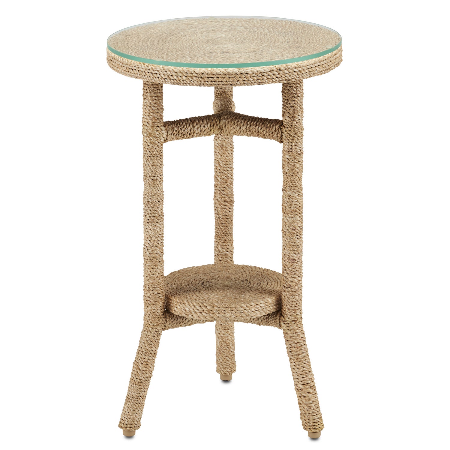 Drinks Table from the Limay collection in Natural Rope finish