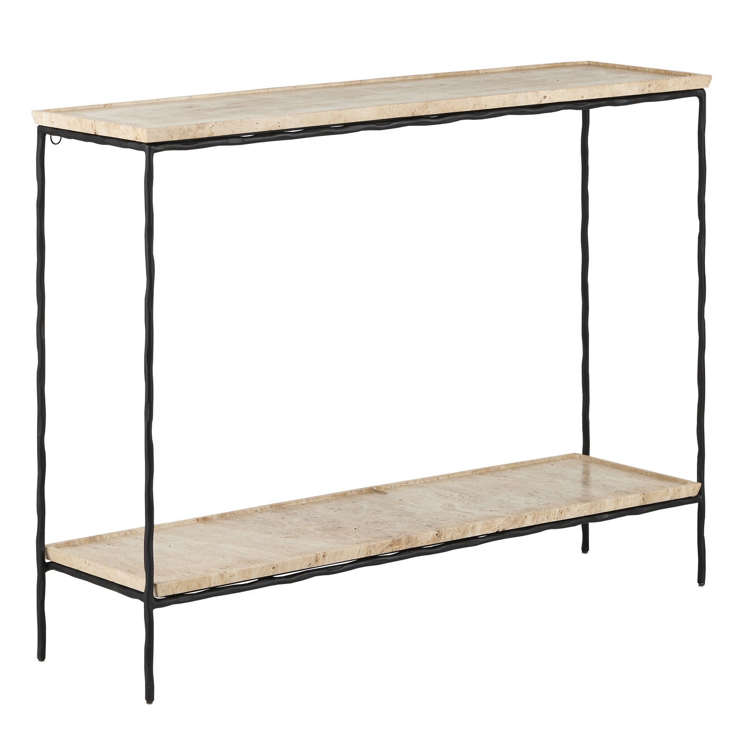 Console Table from the Boyles collection in Natural/Black finish