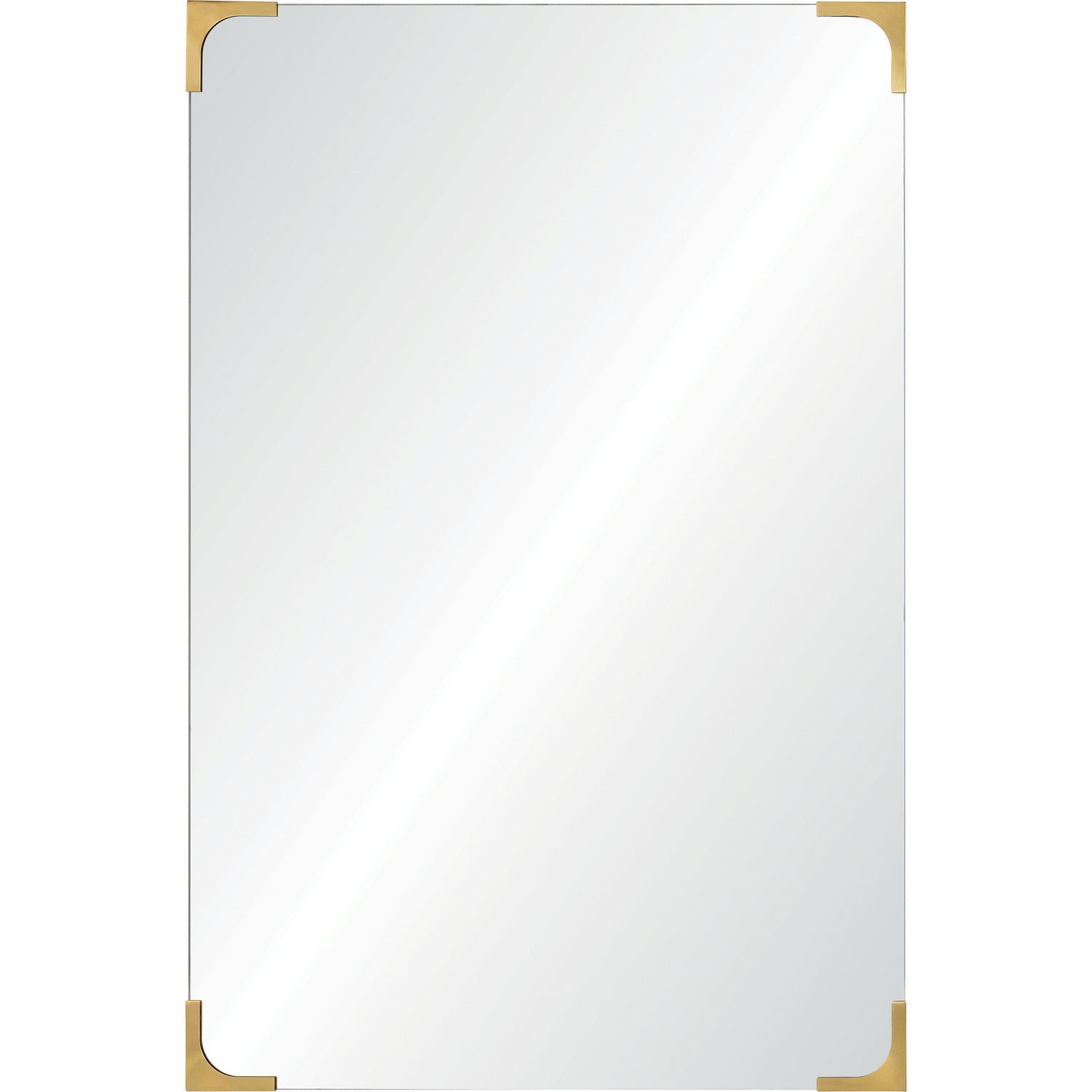 Renwil - MT2418 - Mirror - Eros - Clear,Antique Brass