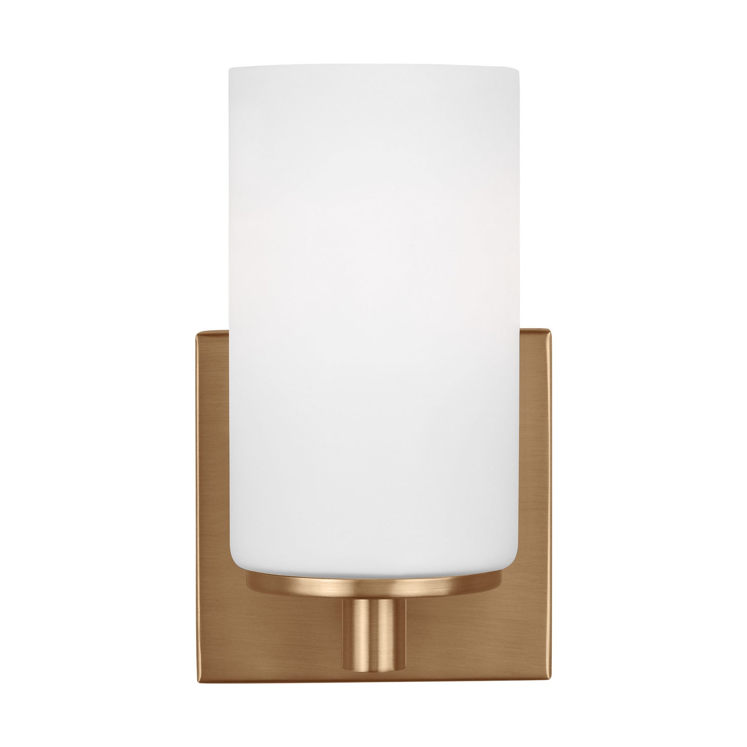 Generation Lighting. - 4139101-848 - One Light Wall / Bath Sconce - Hettinger - Satin Brass