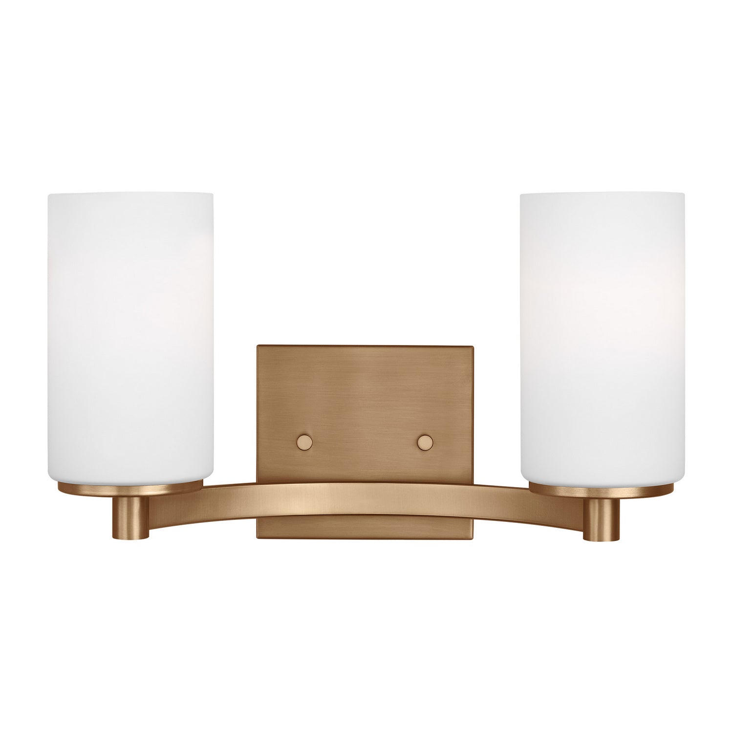 Generation Lighting. - 4439102-848 - Two Light Wall / Bath - Hettinger - Satin Brass