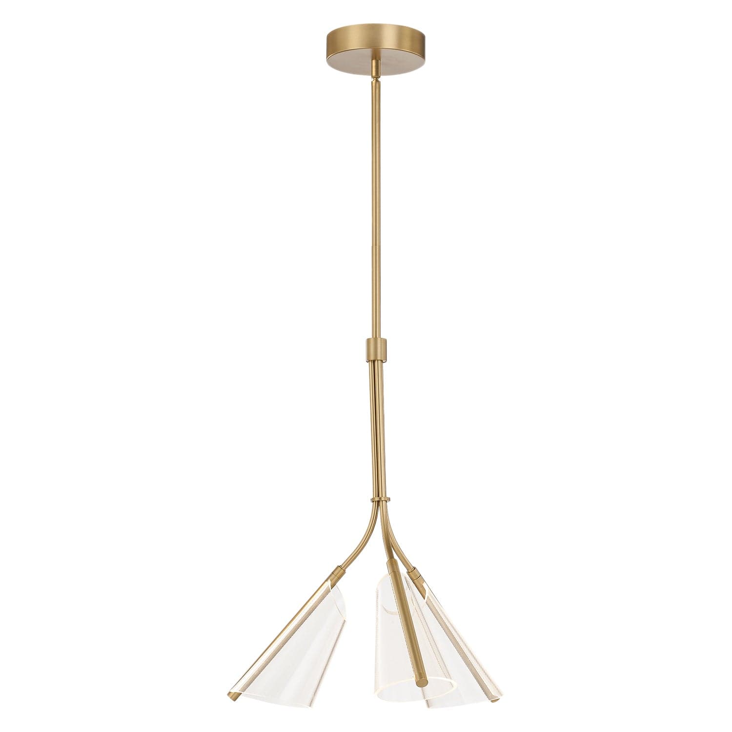 Kuzco Lighting - PD62622-BG/LG - LED Pendant - Mulberry - Brushed Gold/Light Guide