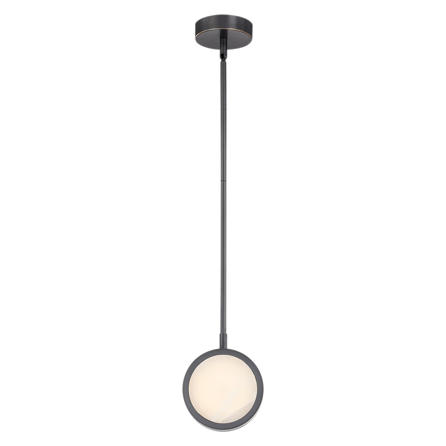 Alora - PD325106UBAR - LED Pendant - Blanco - Urban Bronze/Alabaster