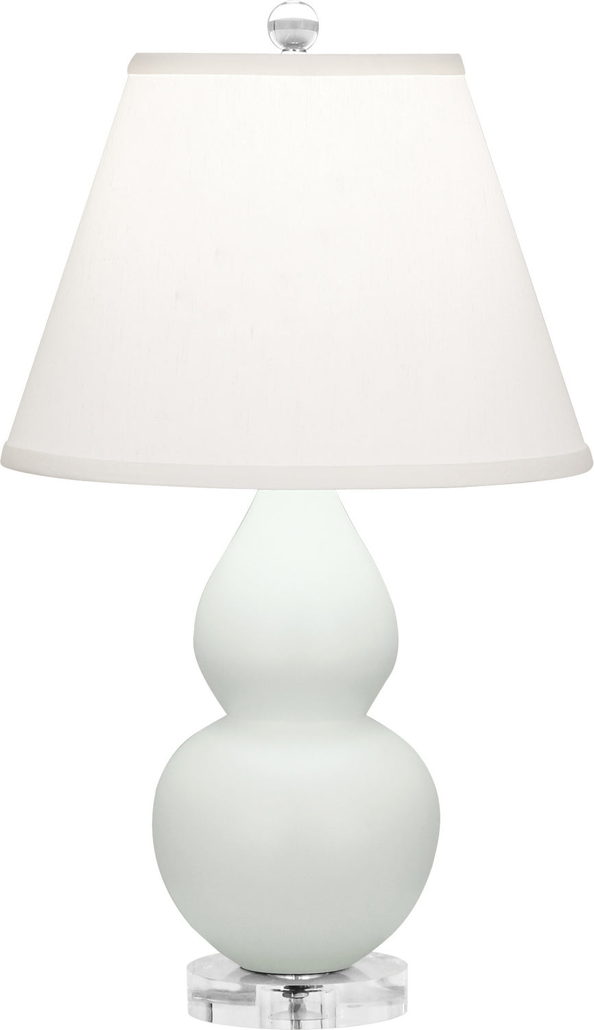 Robert Abbey - MCL53 - One Light Accent Lamp - Small Double Gourd - Matte Celadon Glazed Ceramic w/Lucite Base