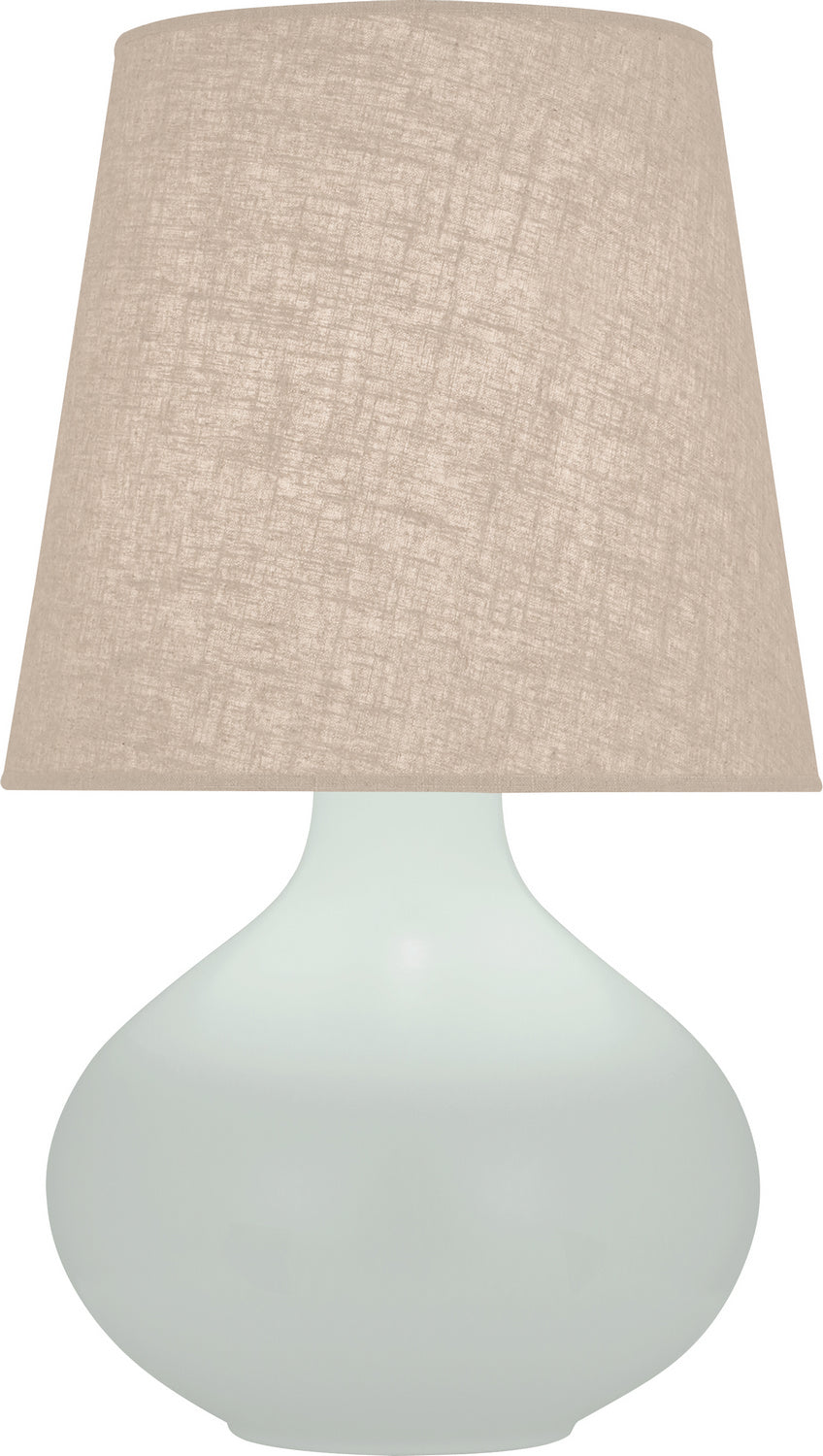 Robert Abbey - MCL98 - One Light Table Lamp - June - Matte Celadon Glazed Ceramic