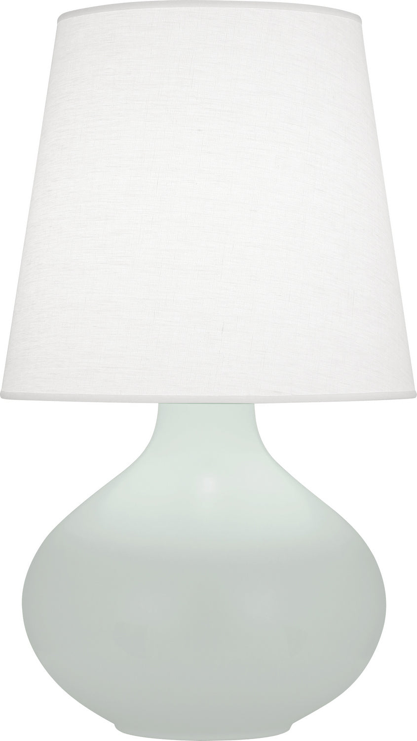 Robert Abbey - MCL99 - One Light Table Lamp - June - Matte Celadon Glazed Ceramic