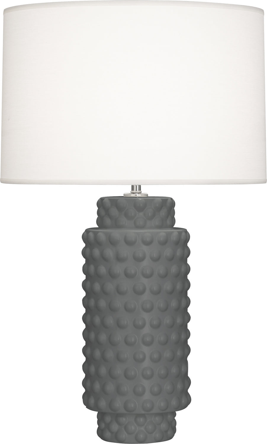 Robert Abbey - MCR08 - One Light Table Lamp - Dolly - Matte Ash Glazed Textured Ceramic