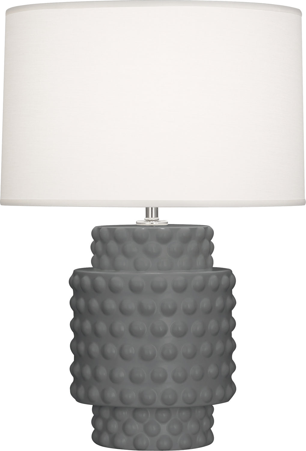 Robert Abbey - MCR09 - One Light Accent Lamp - Dolly - Matte Ash Glazed Textured Ceramic