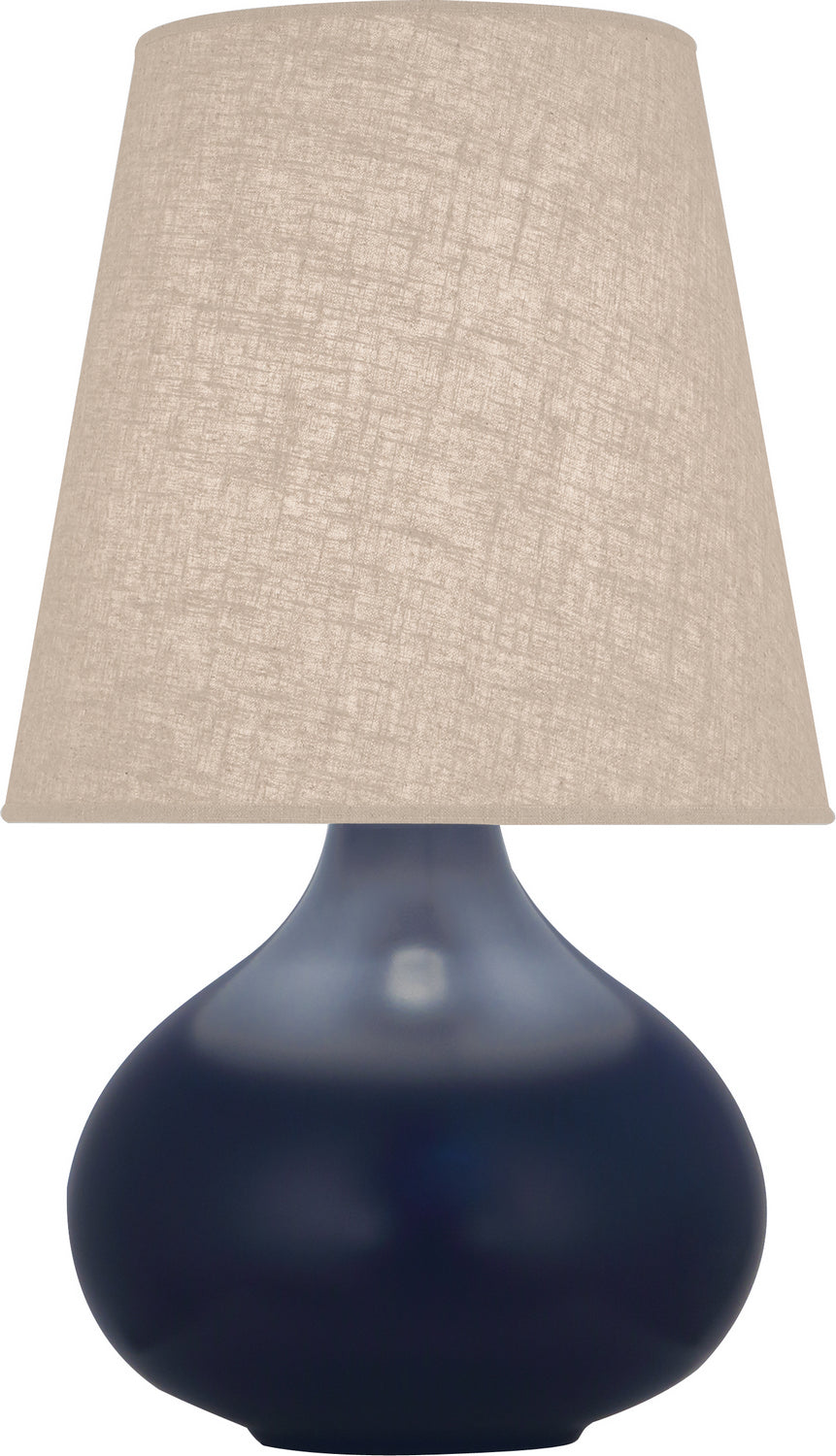 Robert Abbey - MMB91 - One Light Accent Lamp - June - Matte Midnight Blue Glazed Ceramic