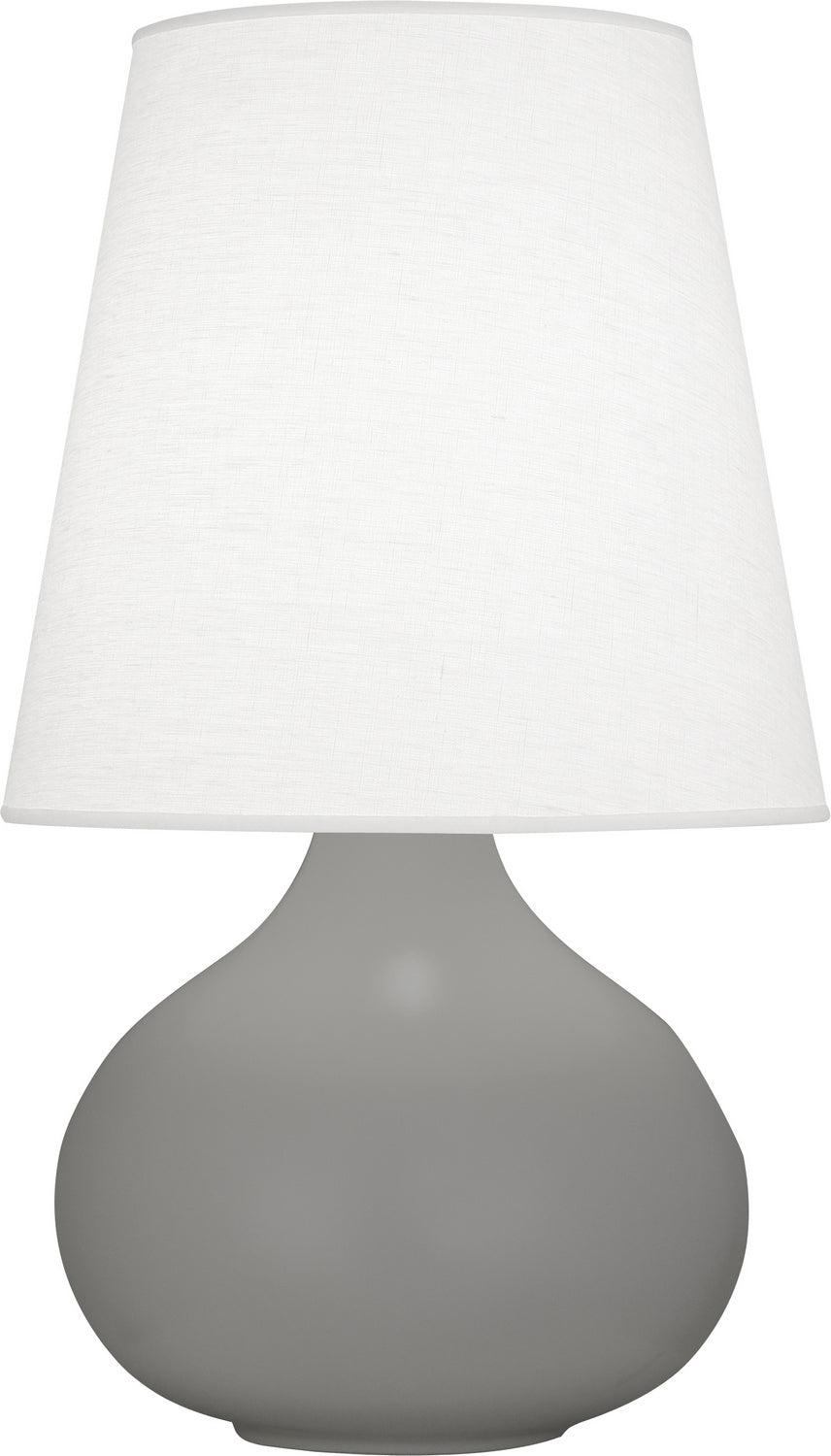 Robert Abbey - MST93 - One Light Accent Lamp - June - Matte Smoky Taupe Glazed Ceramic