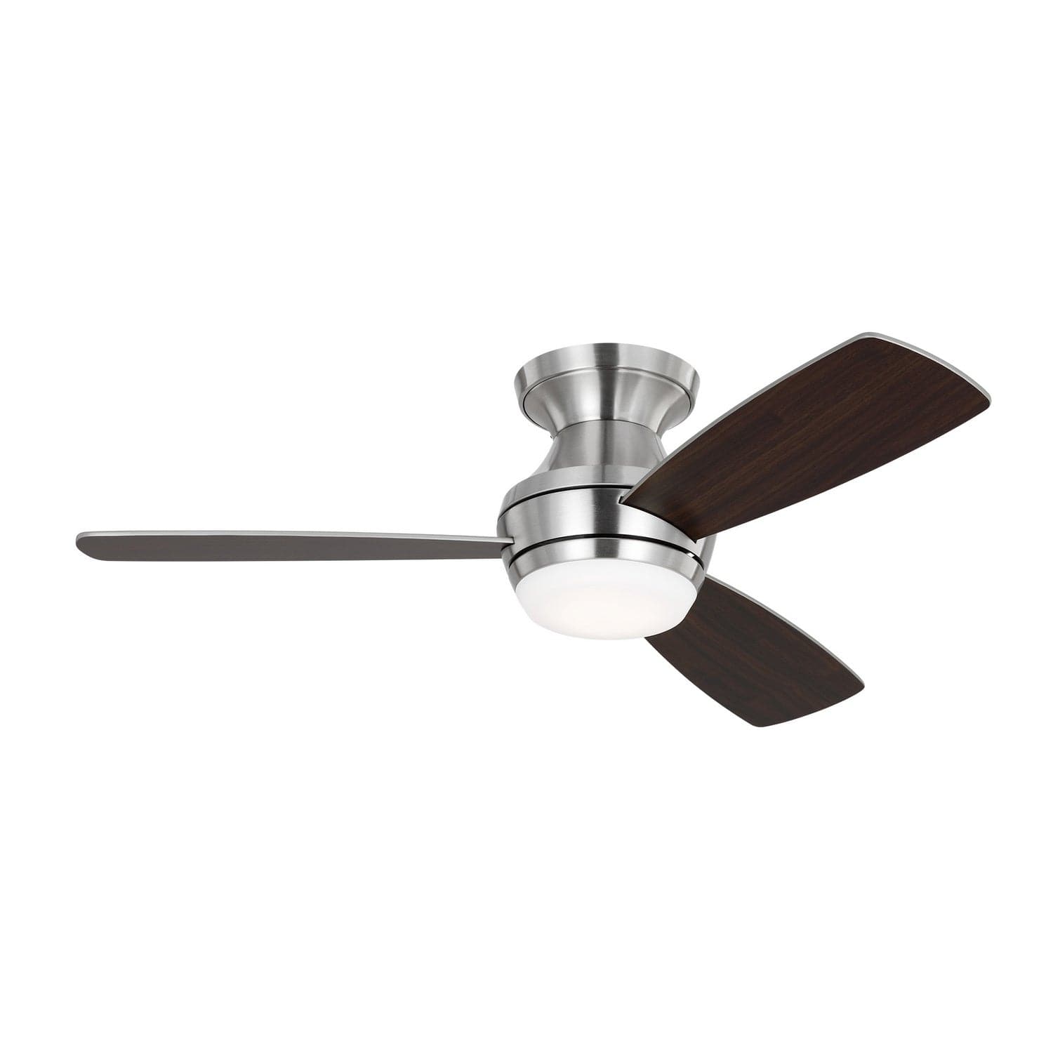 Visual Comfort Fan - 3IKR44BSD - 44``Ceiling Fan - Ikon 44 Hugger LED - Brushed Steel