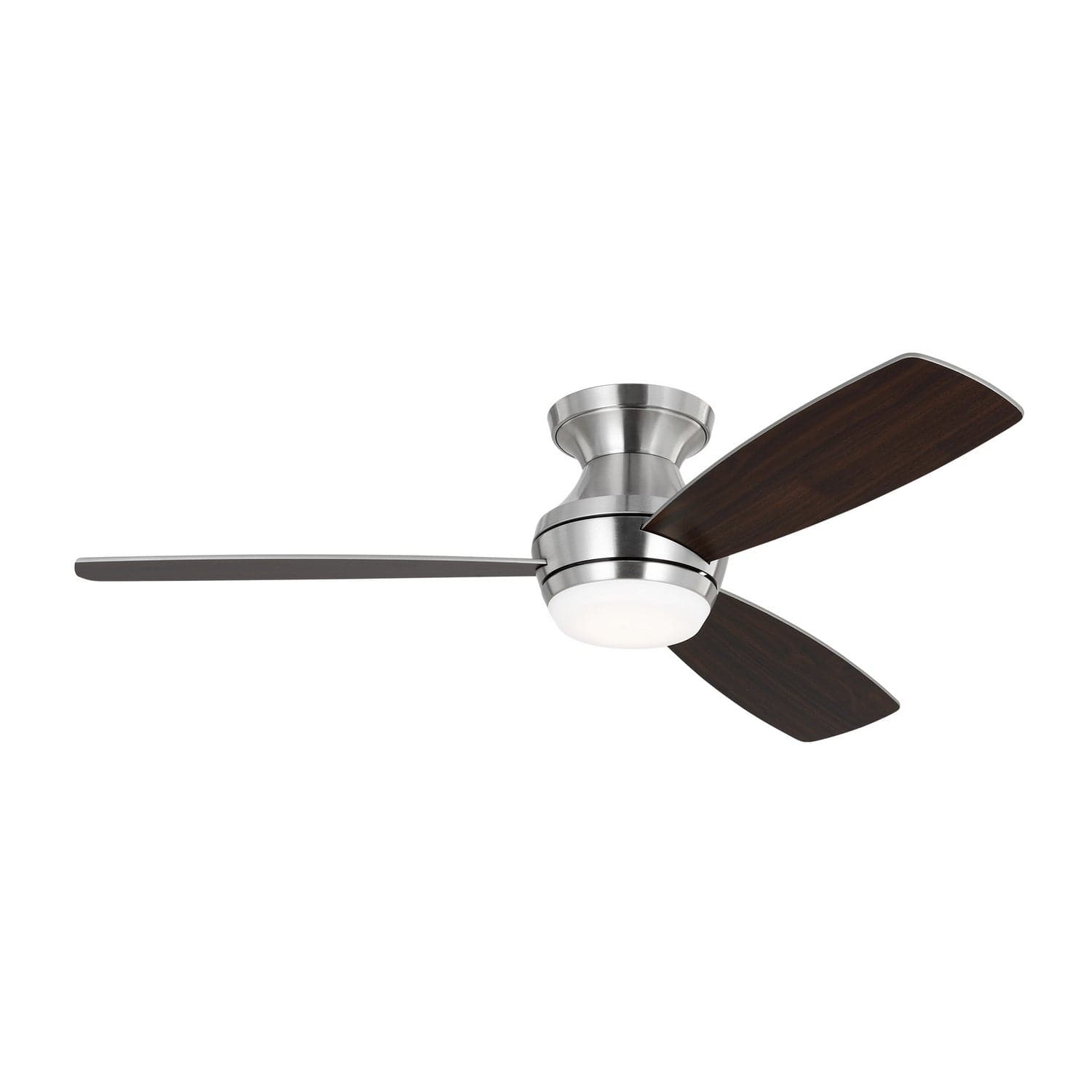 Visual Comfort Fan - 3IKR52BSD - 52``Ceiling Fan - Ikon 52 Hugger LED - Brushed Steel