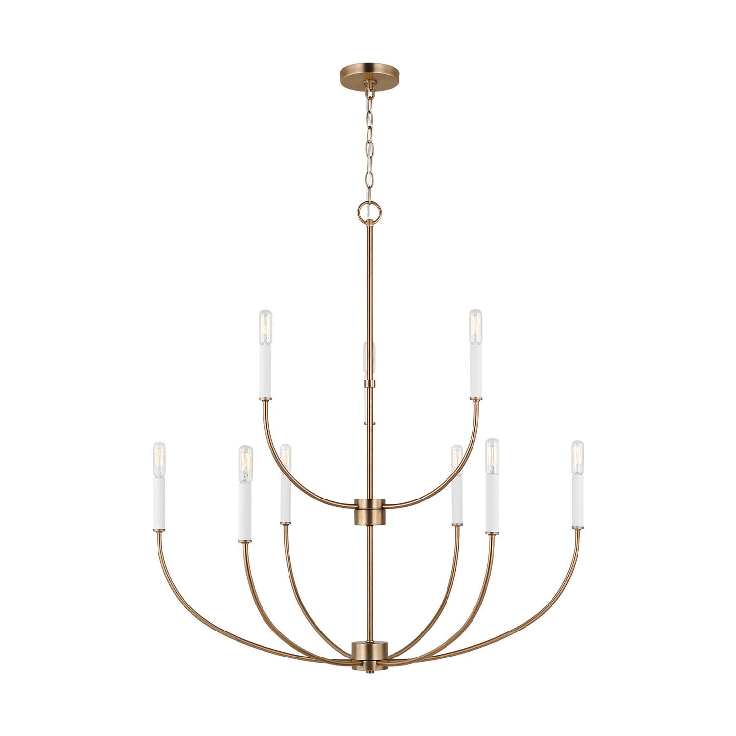 Visual Comfort Studio - 3167109EN-848 - LED Chandelier - Greenwich - Satin Brass