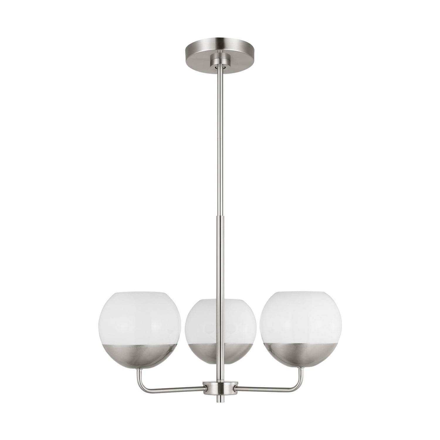 Visual Comfort Studio - 3168103-962 - Three Light Chandelier - Alvin - Brushed Nickel