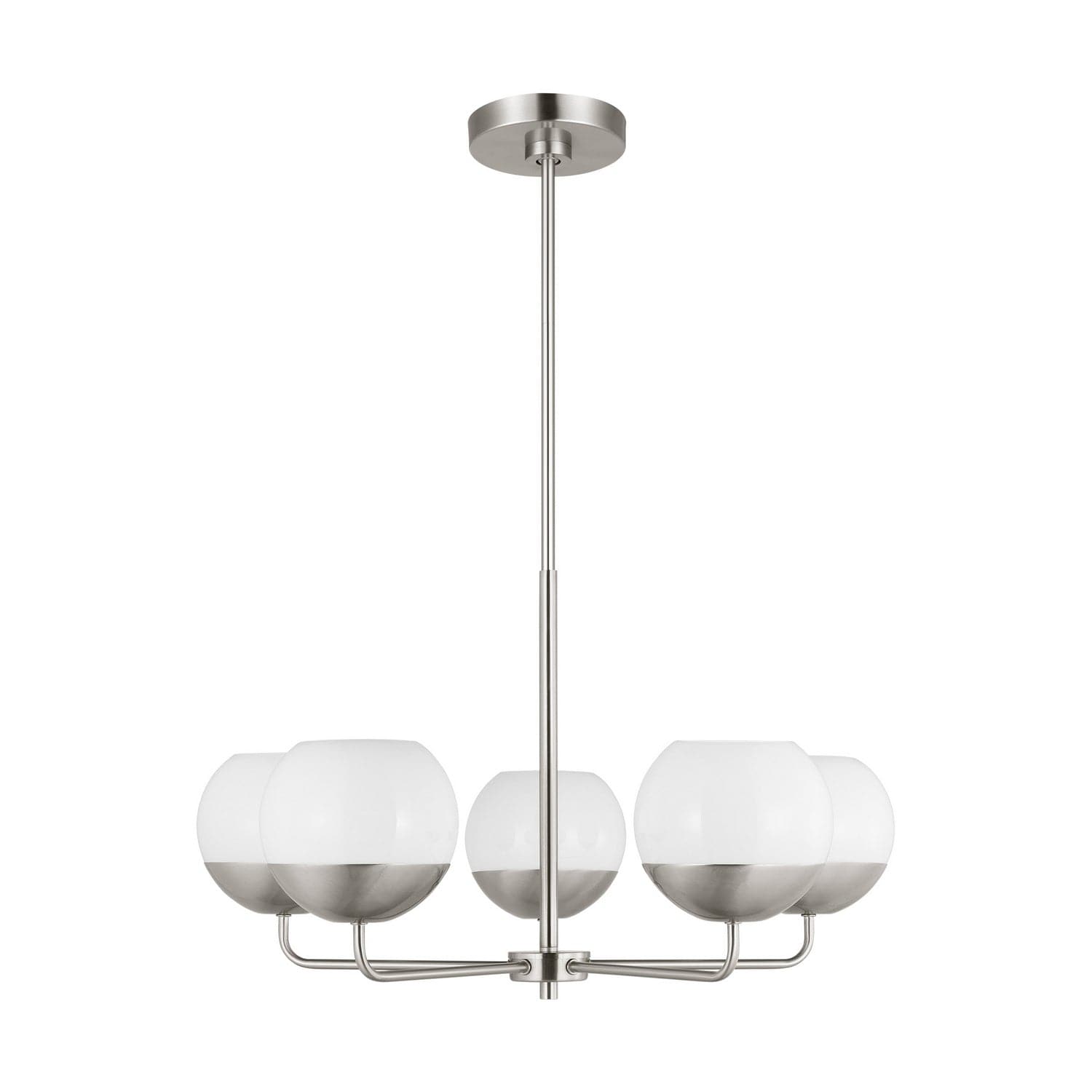 Visual Comfort Studio - 3168105-962 - Five Light Chandelier - Alvin - Brushed Nickel