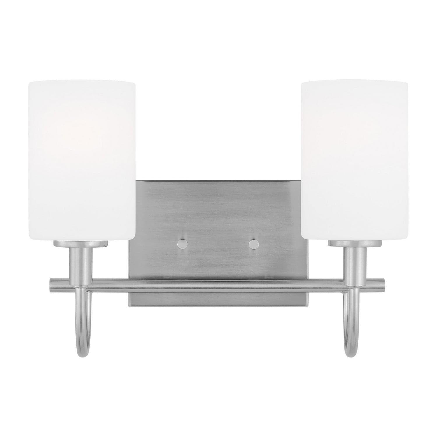 Visual Comfort Studio - 4457102-962 - Two Light Bath Vanity - Oak Moore - Brushed Nickel