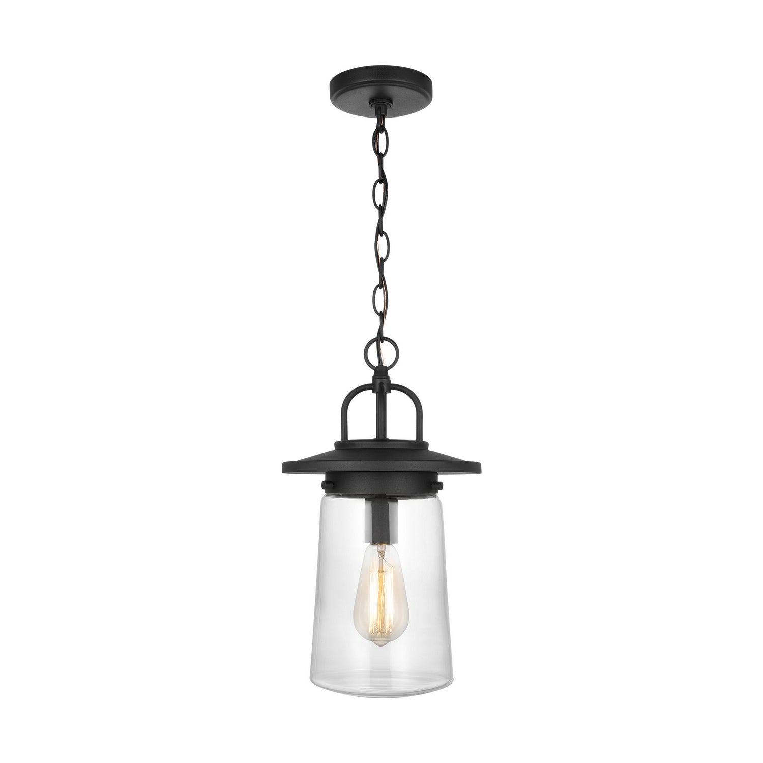 Generation Lighting. - 6208901-12 - One Light Outdoor Pendant - Tybee - Black