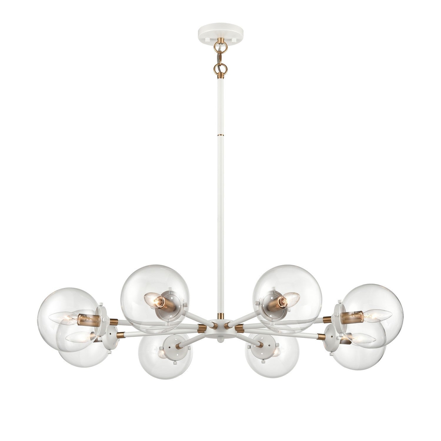 ELK Home - 24439/8 - Eight Light Chandelier - Boudreaux - Matte White