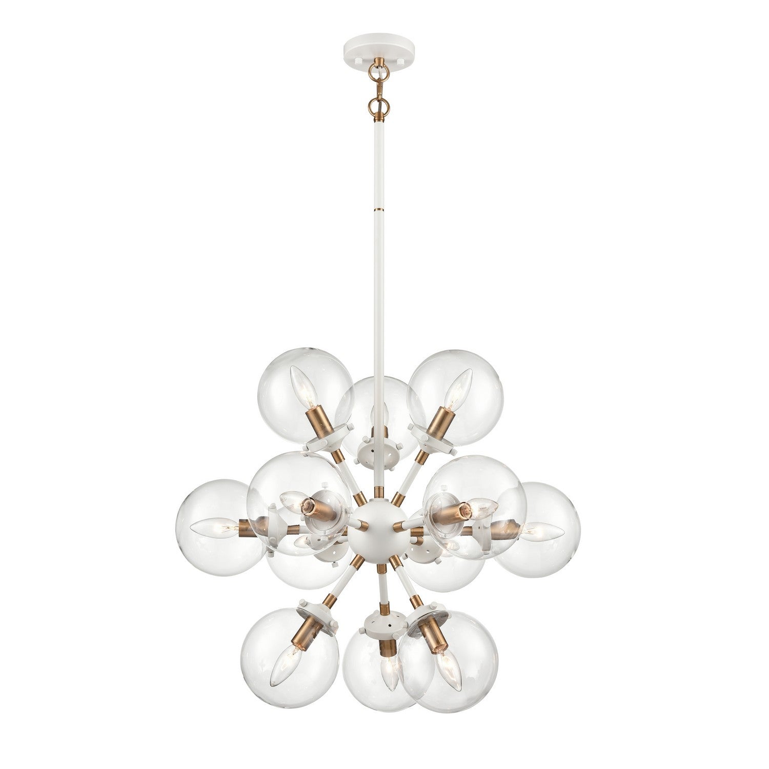 ELK Home - 24440/12 - 12 Light Chandelier - Boudreaux - Matte White