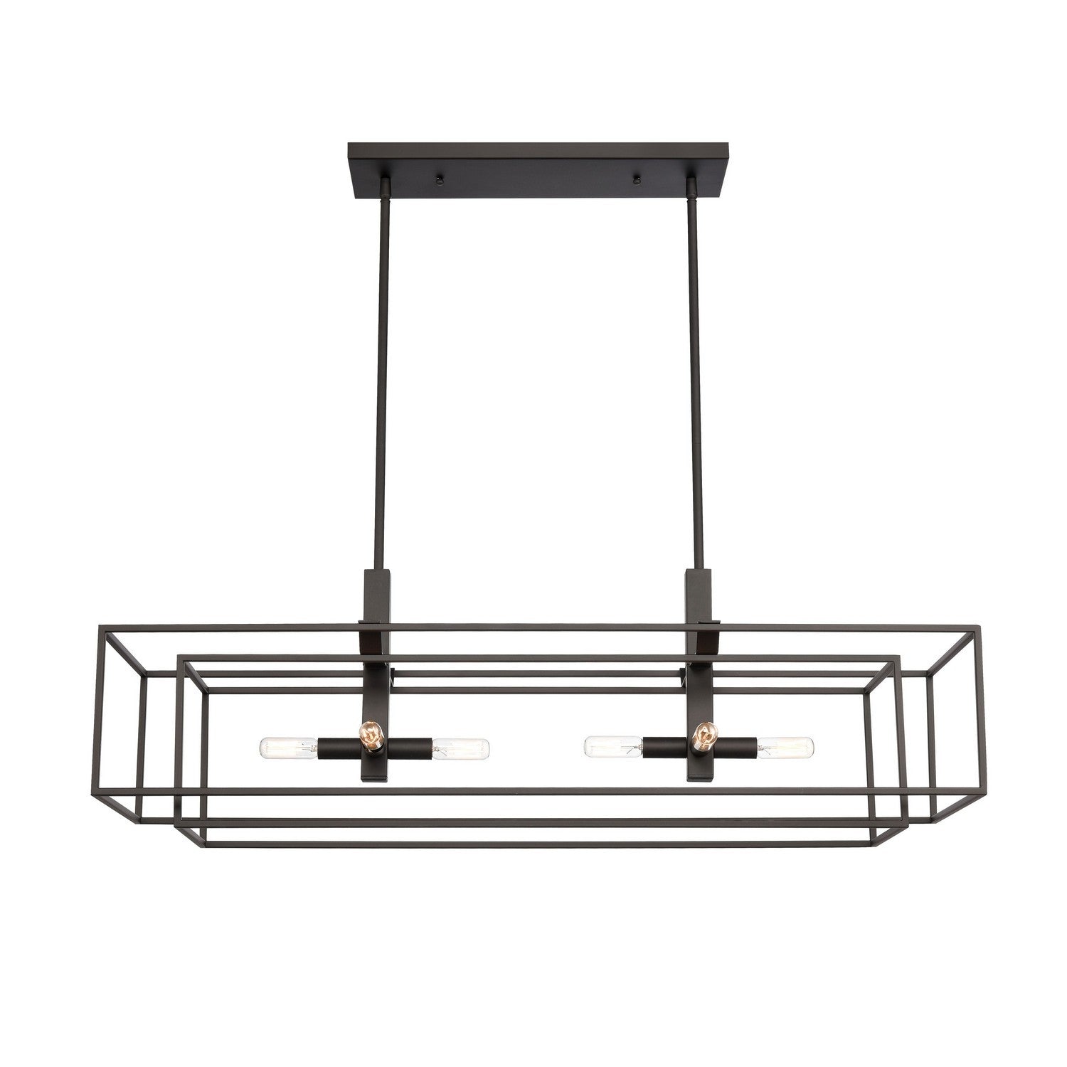 ELK Home - 66286/8 - Eight Light Linear Chandelier - Kinsley - Oil Rubbed Bronze