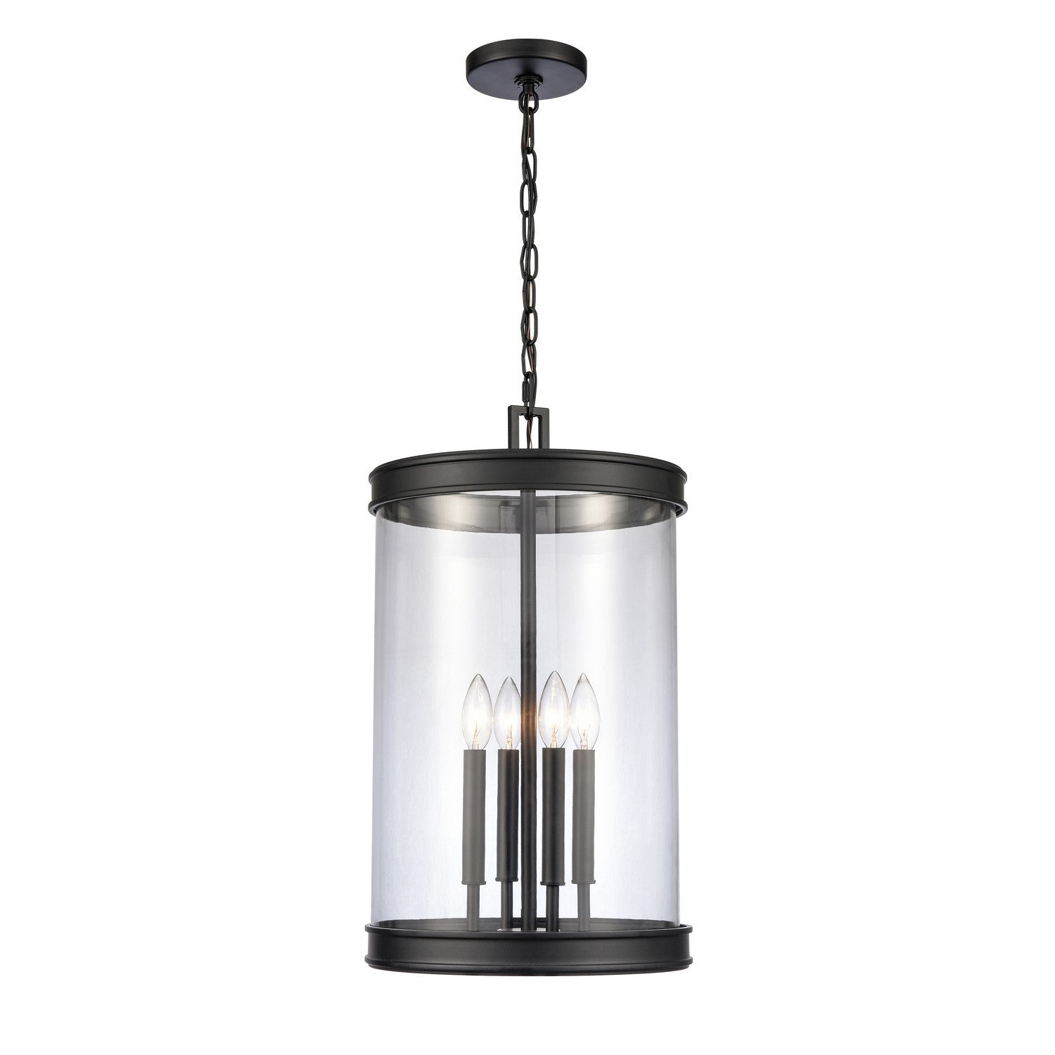 ELK Home - 69746/4 - Four Light Pendant - Mendoza - Matte Black