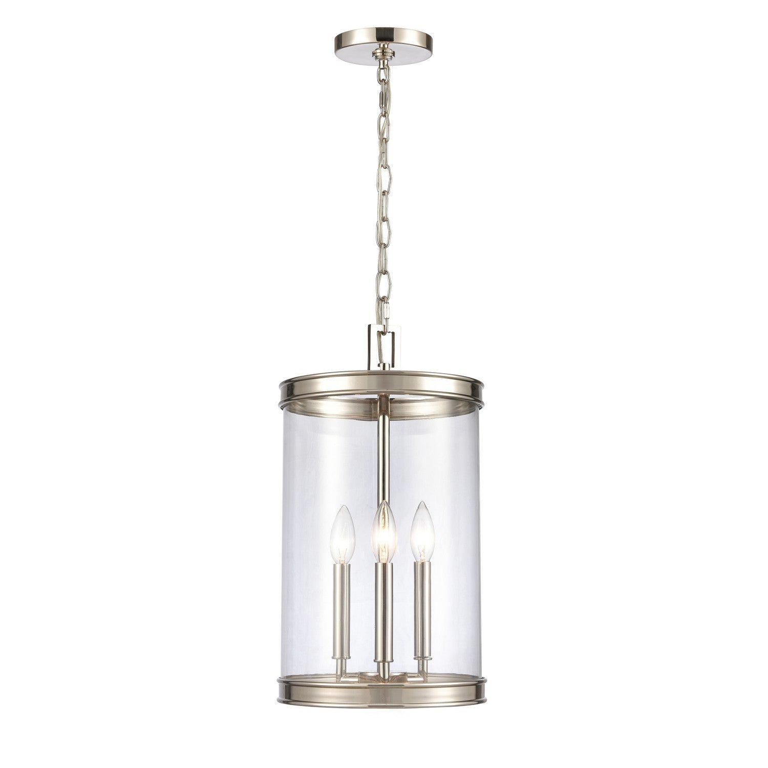 ELK Home - 69765/3 - Three Light Pendant - Mendoza - Polished Nickel