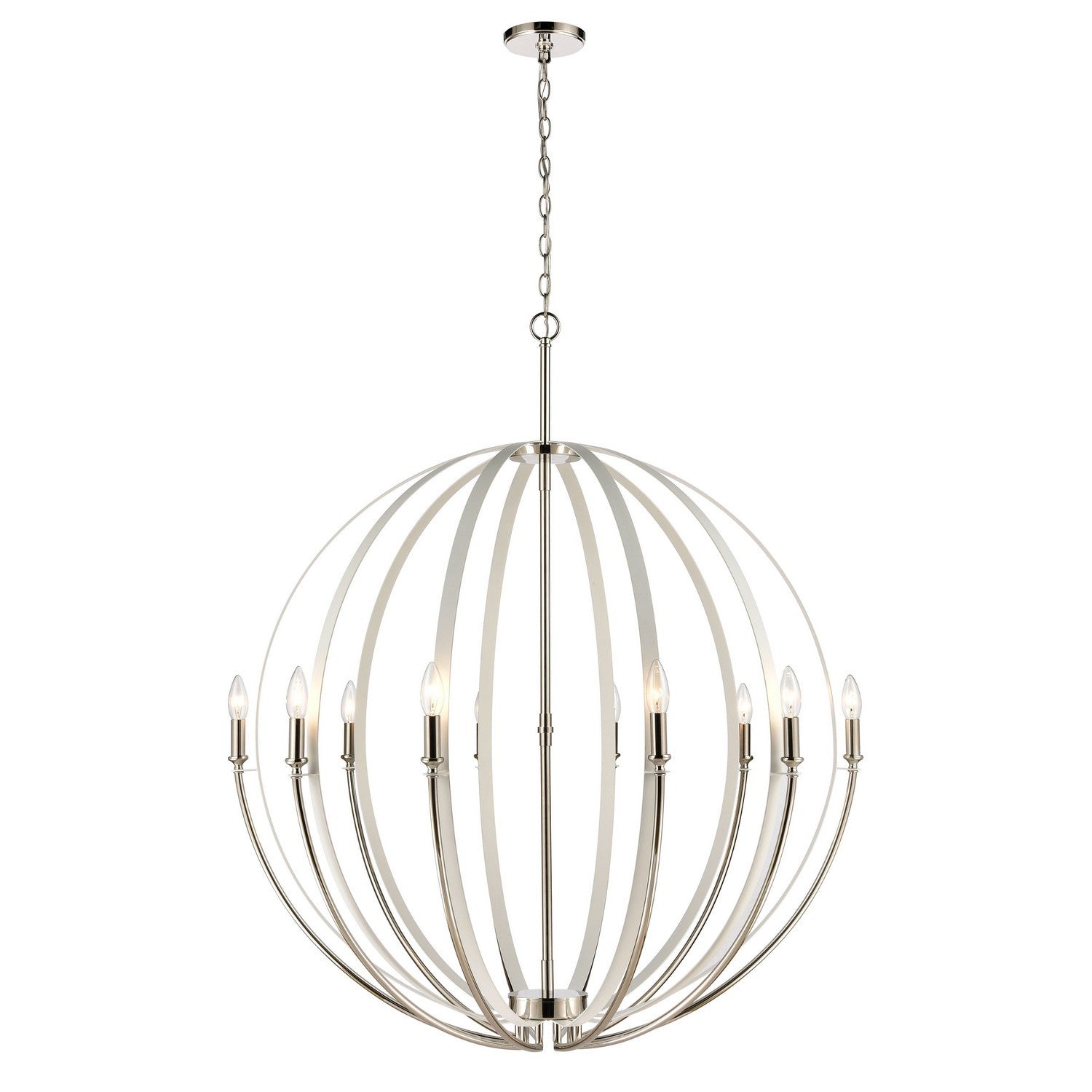 ELK Home - 81477/10 - Ten Light Chandelier - Rotunde - Matte White