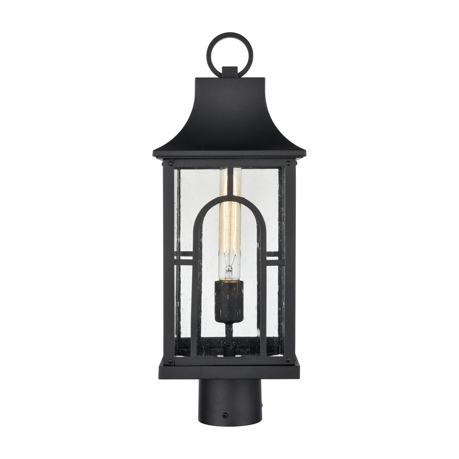 ELK Home - 89604/1 - One Light Post Mount - Triumph - Textured Black