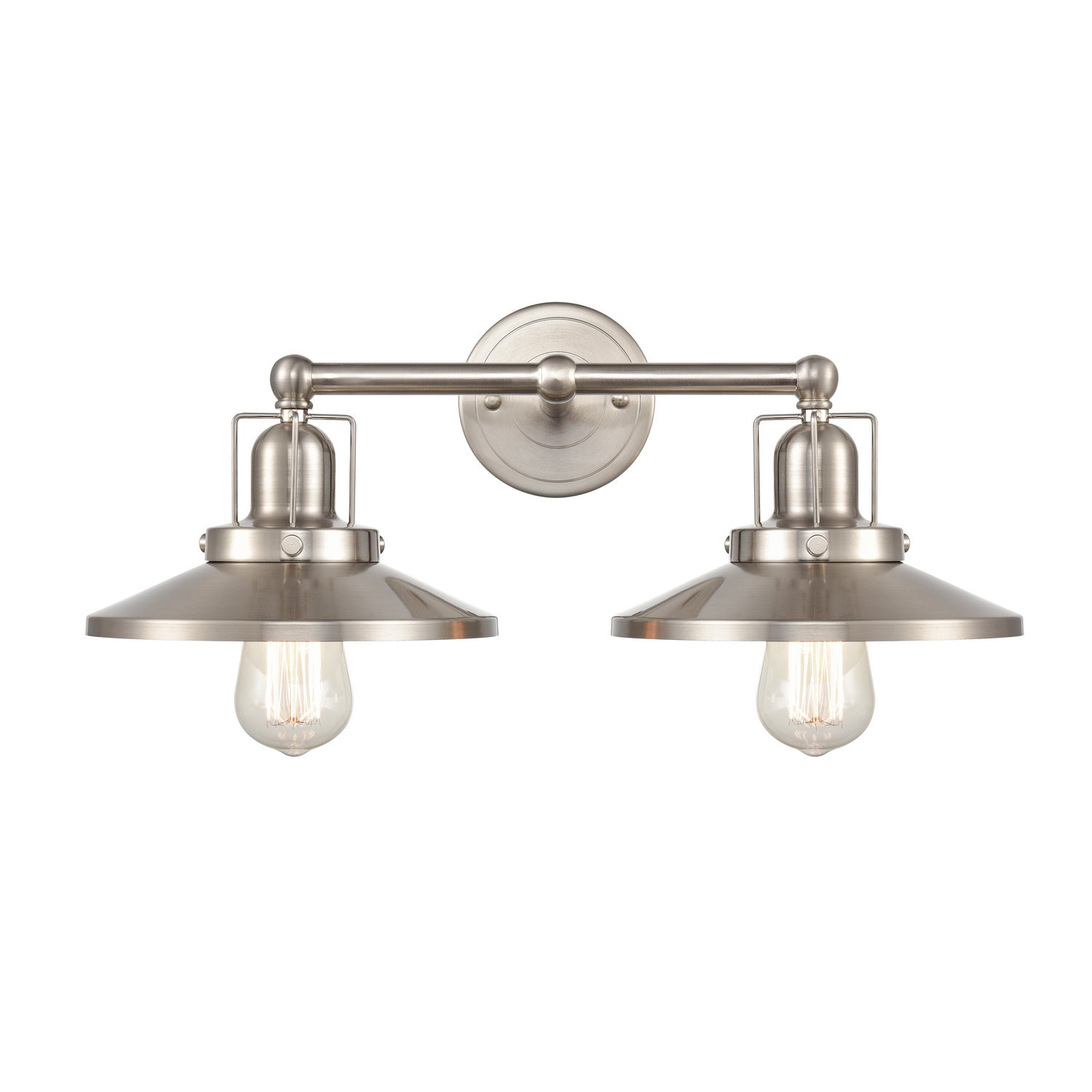 ELK Home - 96141/2 - Two Light Vanity - English Pub - Satin Nickel