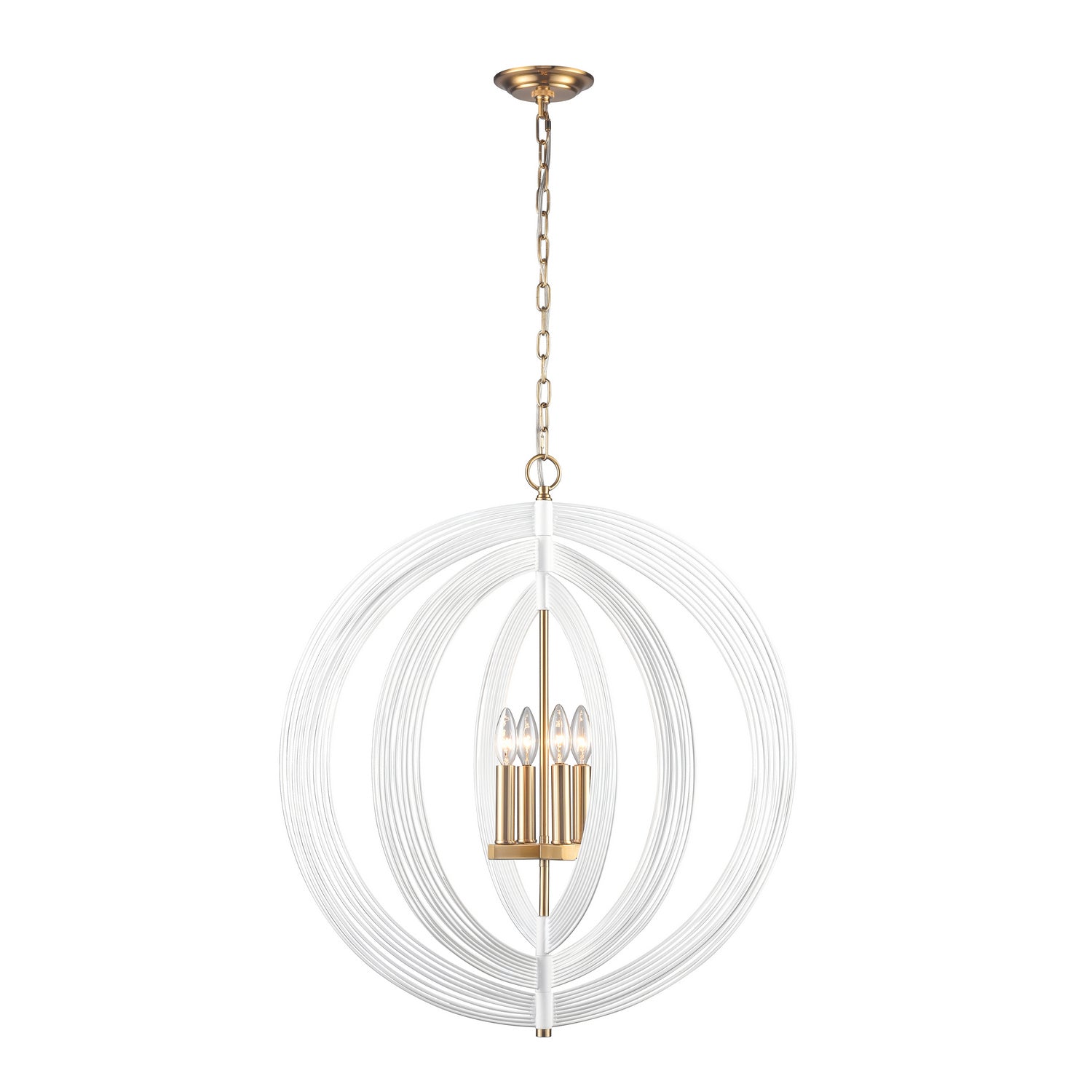 ELK Home - H0018-10357 - Four Light Pendant - Orme - White