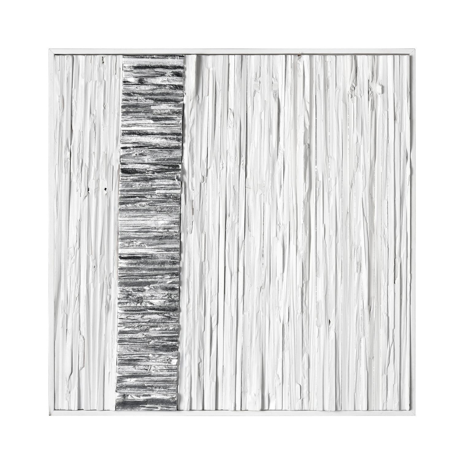 ELK Home - H0036-9737 - Wall Art - Stripe Wood - White