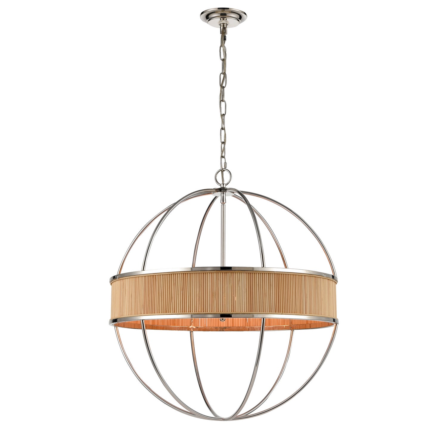 ELK Home - H0019-9551 - Six Light Pendant - Ural - Natural